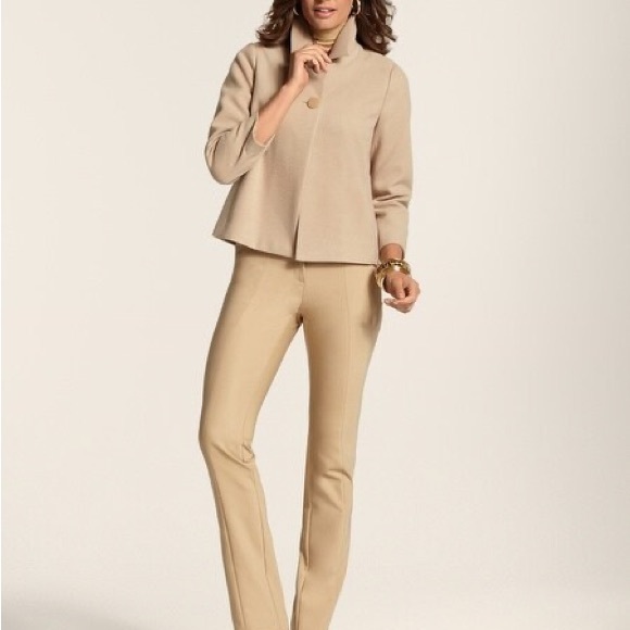 NEW Chico's Light Smooth Plush Swing Jacket| Color Arabian Camel | Size 3 / XL - Picture 3 of 5